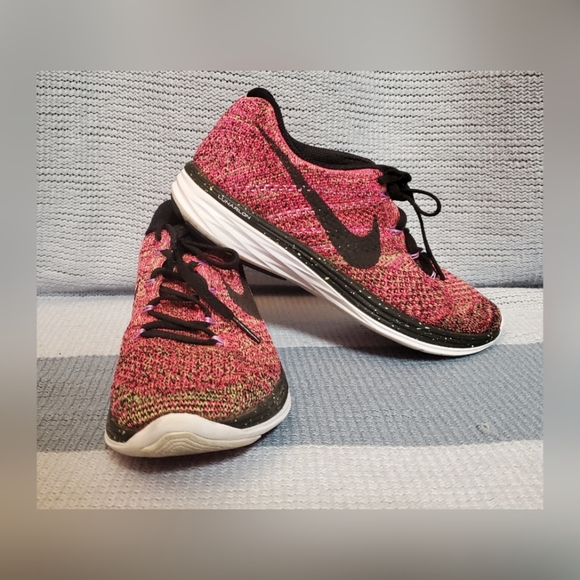 NIKE FLYKNIT LUNAR 3 Running Shoes 7.5 - Picture 2 of 9